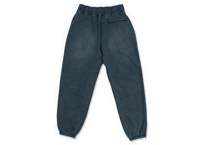 Awake Sunbleached Logo Sweatpants Blue