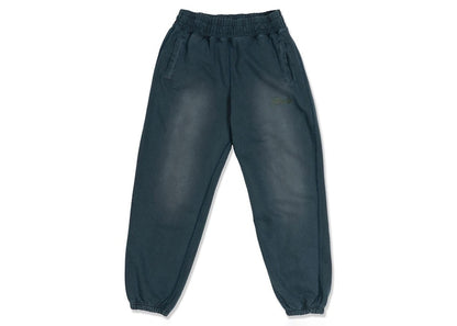 Awake Sunbleached Logo Sweatpants Blue
