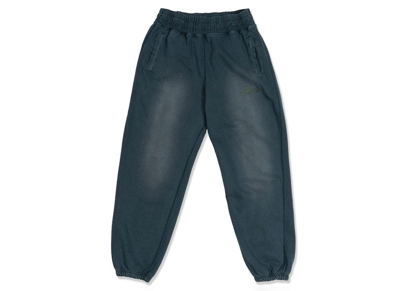 Awake Sunbleached Logo Sweatpants Blue