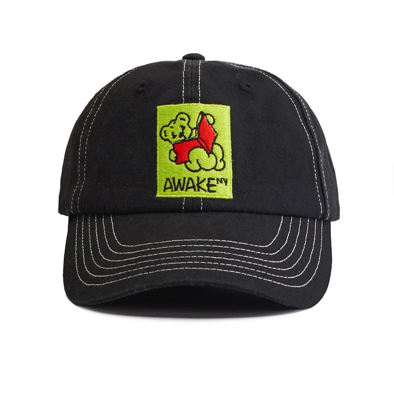 Awake Teddy Hat Black