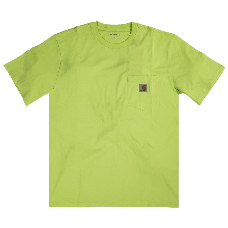 Awake x Born X Raised Carhartt WIP Pocket Tee Lime