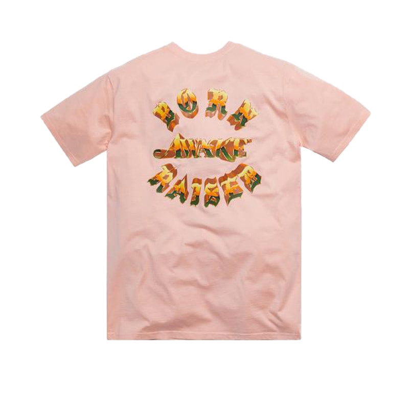 Awake x Born X Raised Chrome Rocker Tee Pink