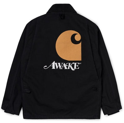 Awake x Carhartt WIP Michigan Chore Coat Black