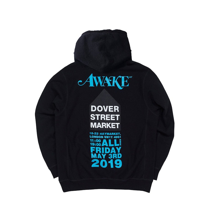 Awake x Dover Street Market London Hoodie Black