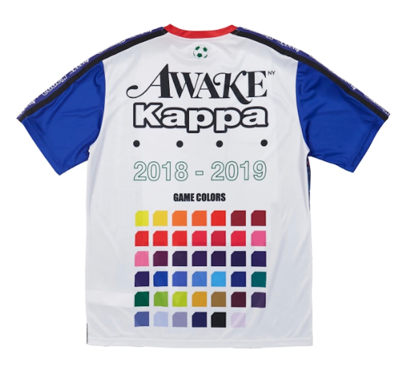 Awake x Kappa Evander Jersey White/Royal/Red