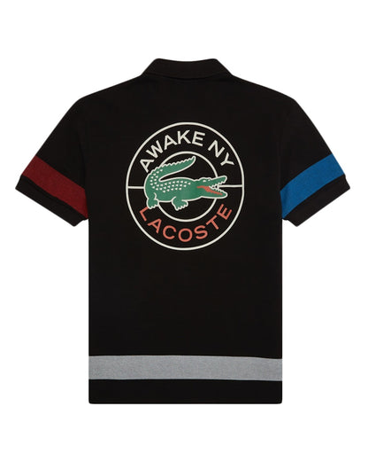 Awake x Lacoste Polo Black