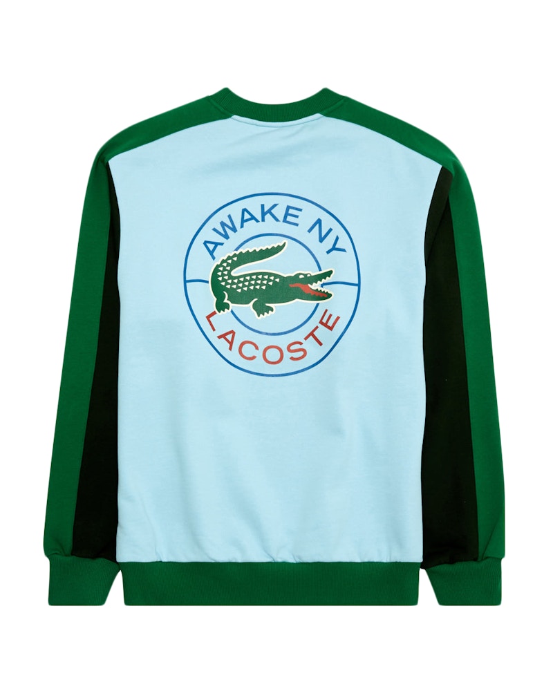 Awake x Lacoste Sweatshirt Light Blue/Green