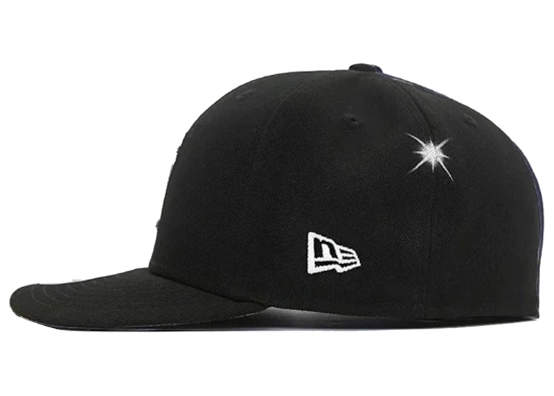 Ay El Ay En New York Yankees Fitted Hat Black