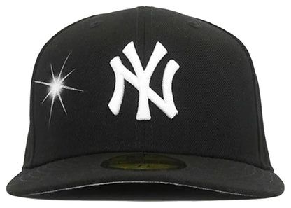 Ay El Ay En New York Yankees Fitted Hat Black