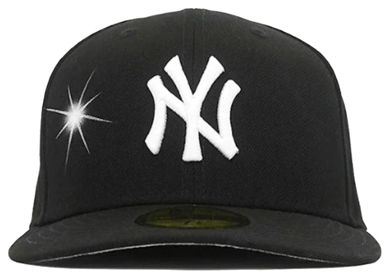 Ay El Ay En New York Yankees Fitted Hat Black