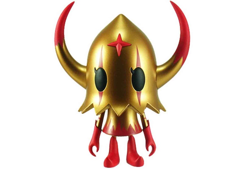BAIT Devilrobots Evirob 4 Inch Figure Gold/Red