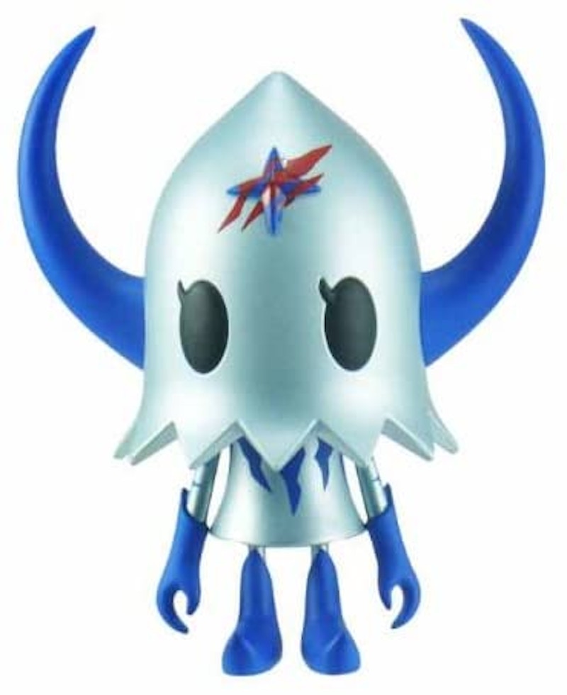 BAIT Devilrobots Evirob 4 Inch Figure Silver/Blue