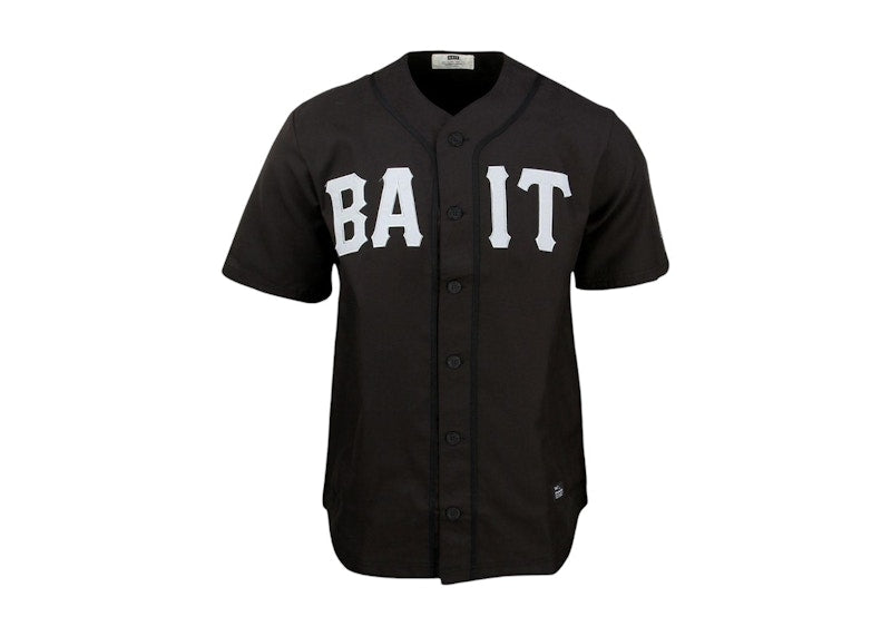 BAIT Sluggers Baseball Jersey Black/Gray