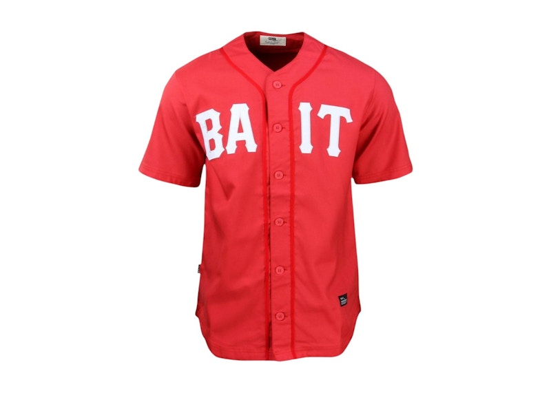 BAIT Sluggers Baseball Jersey Red/White