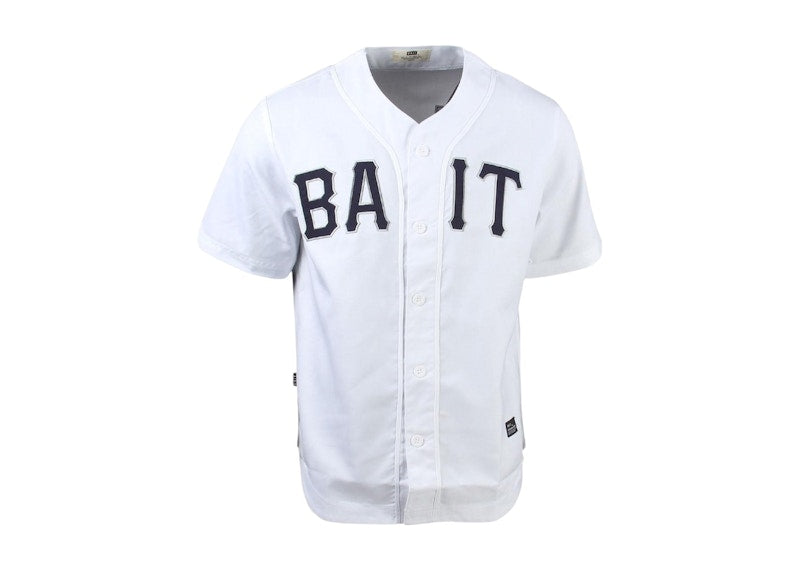 BAIT Sluggers Baseball Jersey White/Navy