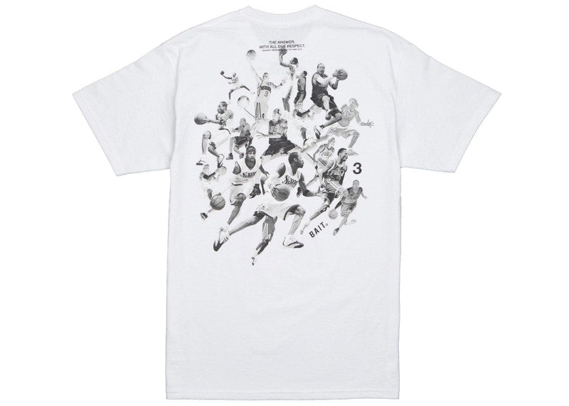 BAIT x Allen Iverson Hall of Fame Tee White