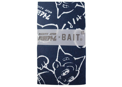 BAIT x Astro Boy Mighty Atom Tenugui Towel Blue