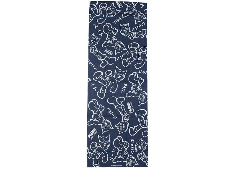 BAIT x Astro Boy Mighty Atom Tenugui Towel Blue