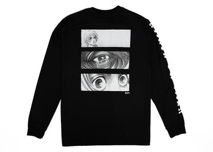 BAIT x Attack On Titan Armin L/S Tee Black