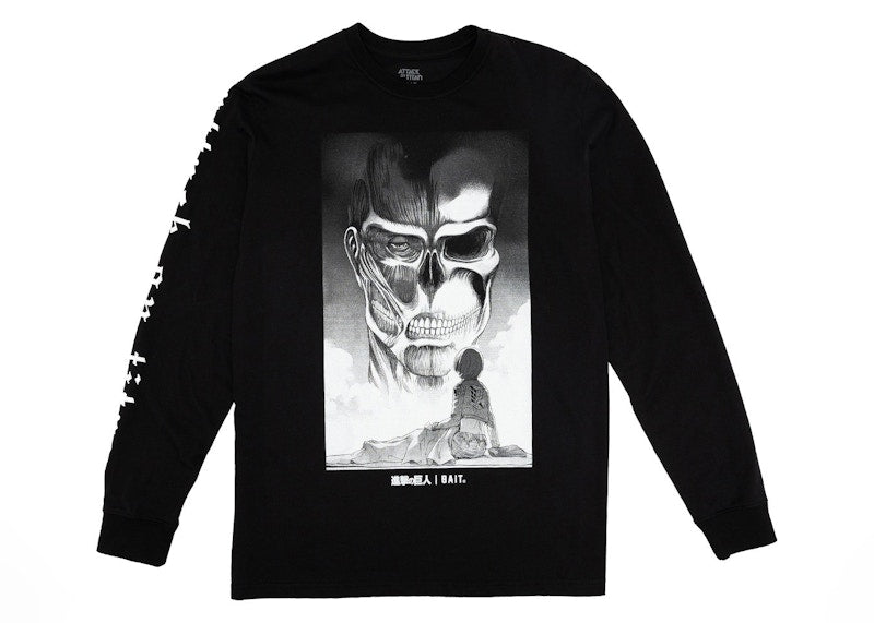 BAIT x Attack On Titan Armin L/S Tee Black