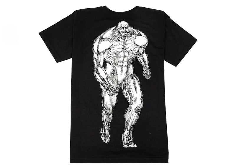 BAIT x Attack On Titan Armor Titan Tee Black