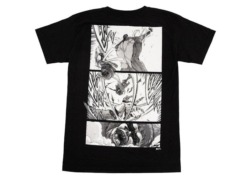 BAIT x Attack On Titan Levi Tee Black