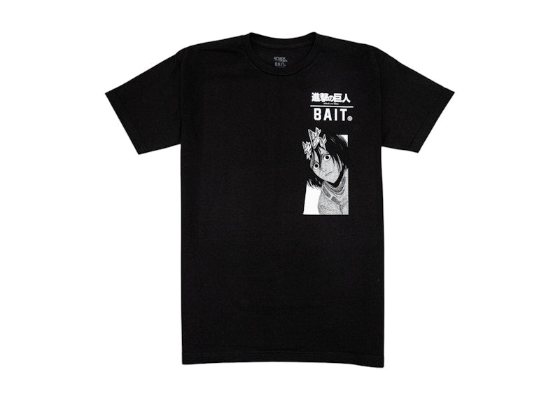 BAIT x Attack On Titan Men Mikasa Tee Black