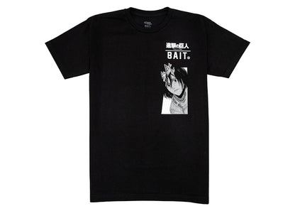 BAIT x Attack On Titan Mikasa Tee Black