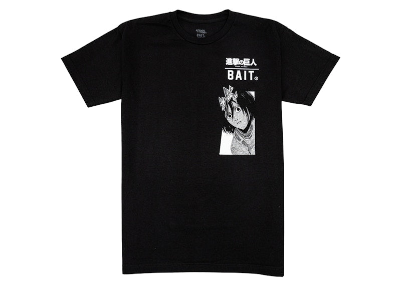 BAIT x Attack On Titan Mikasa Tee Black