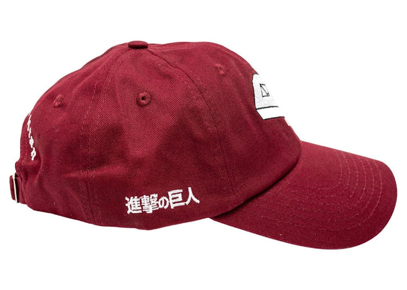 BAIT x Attack On Titan Strategy Cap Burgundy