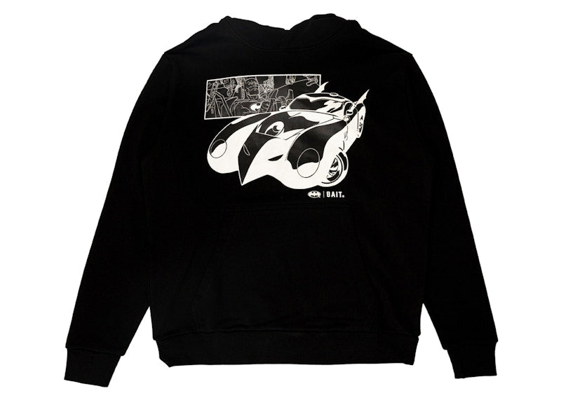 BAIT x Batman Batmobile Glow In The Dark Hoodie Black