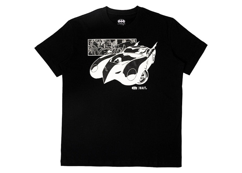 BAIT x Batman Batmobile Glow In The Dark Tee Black
