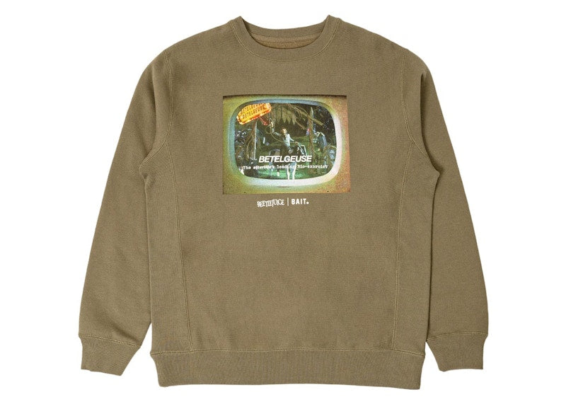 BAIT x Beetlejuice Commercial Crewneck Sweatshirt Green