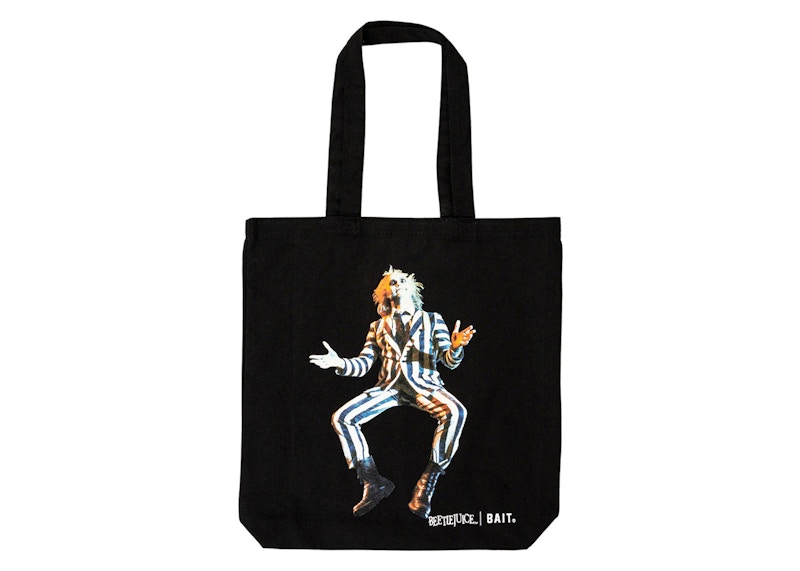 BAIT x Beetlejuice Here Lies Betelgeuse Tote Bag Black