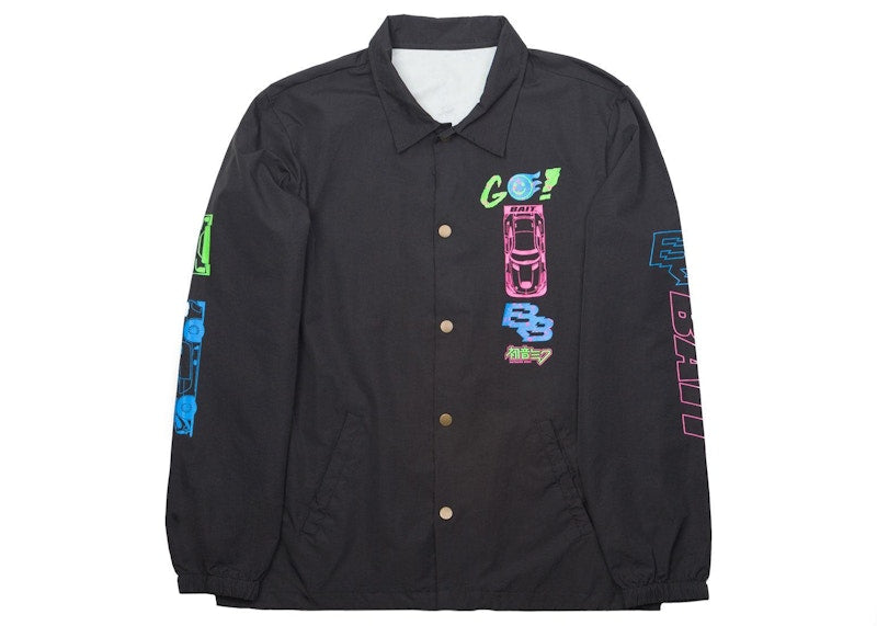BAIT x Goodsmile Racing Miku Coaches Jacket Black