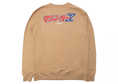 BAIT x Goodsmile x Mazinger Robot Crewneck Sweater Sand