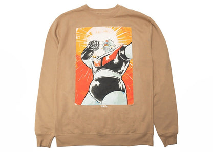 BAIT x Goodsmile x Mazinger Robot Crewneck Sweater Sand