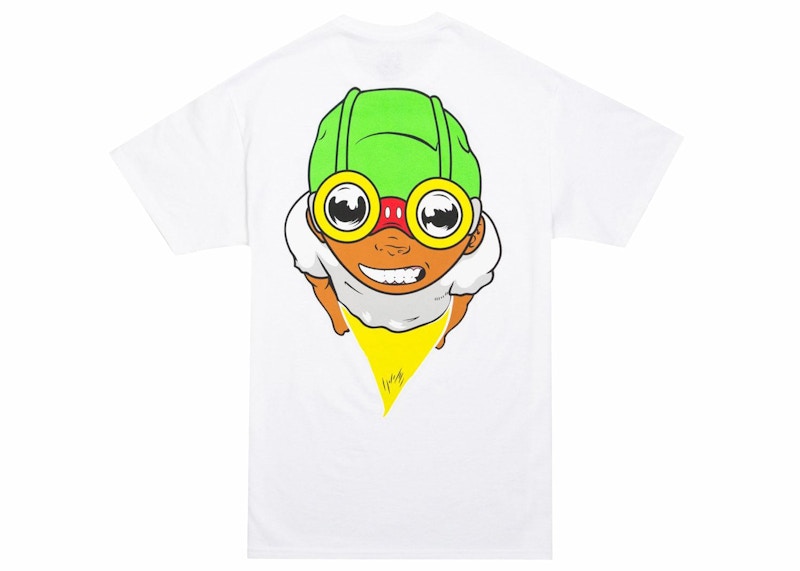 BAIT x Hebru Brantley Fly Boy Tee White