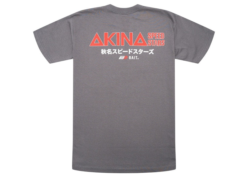 BAIT x Initial D Akina Speed Stars Tee Grey/Charcoal