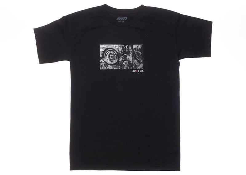 BAIT x Initial D How To Drift Tee Black