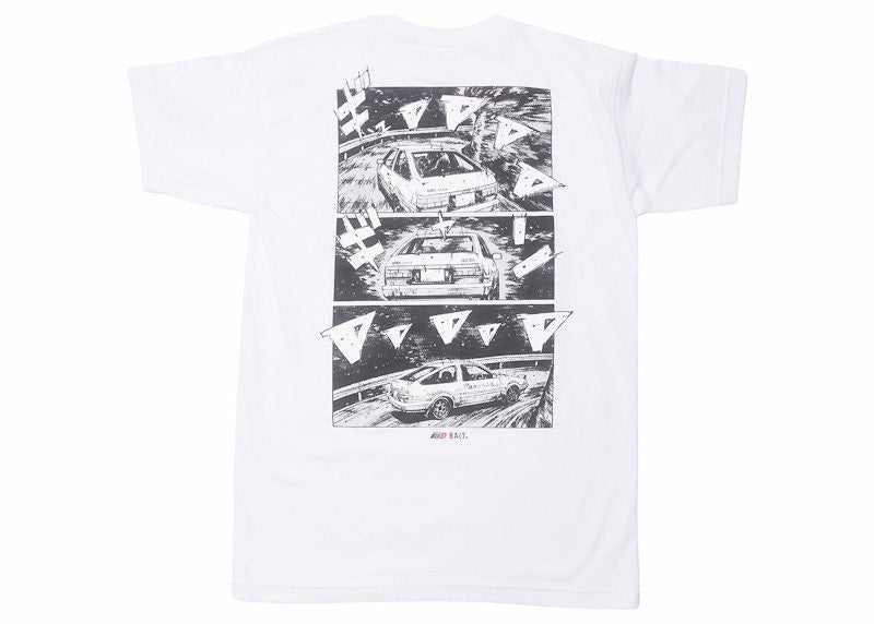 BAIT x Initial D How To Drift Tee White