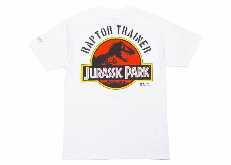 BAIT x Jurassic Park Raptor Trainer Tee White