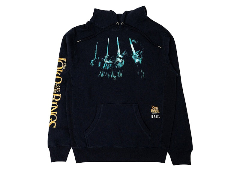 BAIT x Lord Of The Rings Ringwraith Hoodie Navy