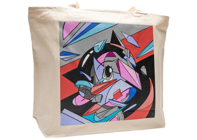 BAIT x Louis de Guzman x Astro Boy Tote Bag White
