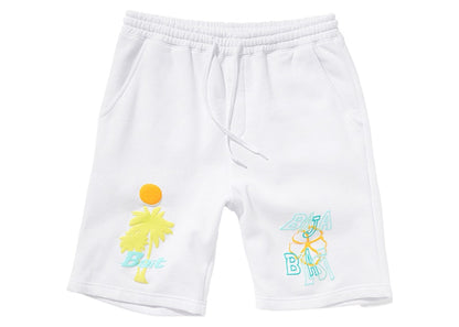 BAIT x Mountain Dew Fleece Shorts White