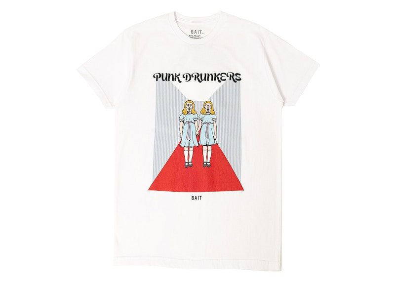 BAIT x Punk Drunkers Twins Tee White