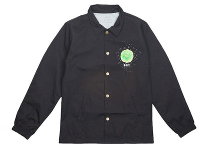 BAIT x Rick And Morty Portal Coaches Jacket Black