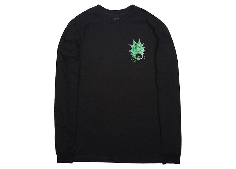 BAIT x Rick And Morty Tentacles Glow In The Dark Long Sleeve Tee Black
