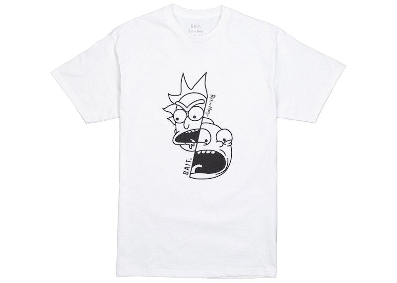 BAIT x Rick and Morty Split Tee White