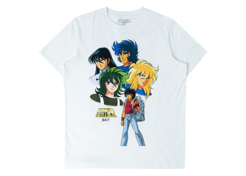BAIT x Saint Seiya Bronze Group Tee White